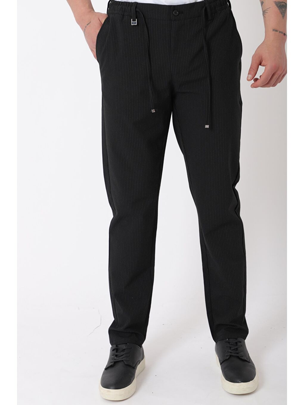 Siyah Bel Lastikli Hitit Model Jogger Pantolon CPT-1_0397-4