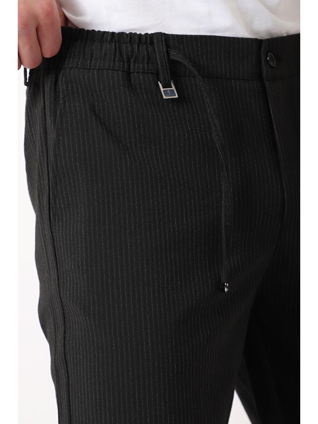 Siyah Bel Lastikli Hitit Model Jogger Pantolon CPT-1_0397-6