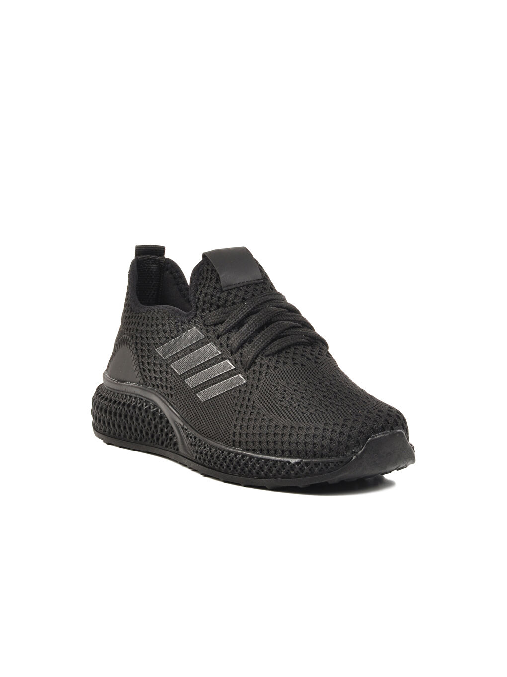 Siyah Anorak Hafif Esnek Erkek Spor Ayakkabı Veneto M-2