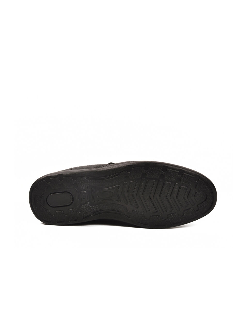 Siyah Kırışık Hakiki Deri Erkek Casual Ayakkabı DSN 2035 M-4