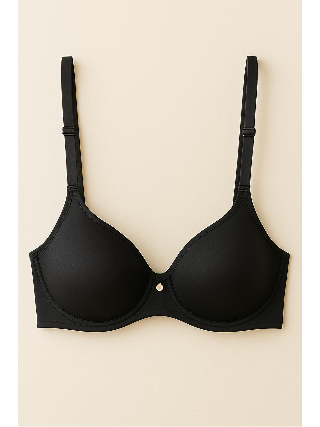 Desteksiz Mikro Balenli Sütyen Siyah | 9405