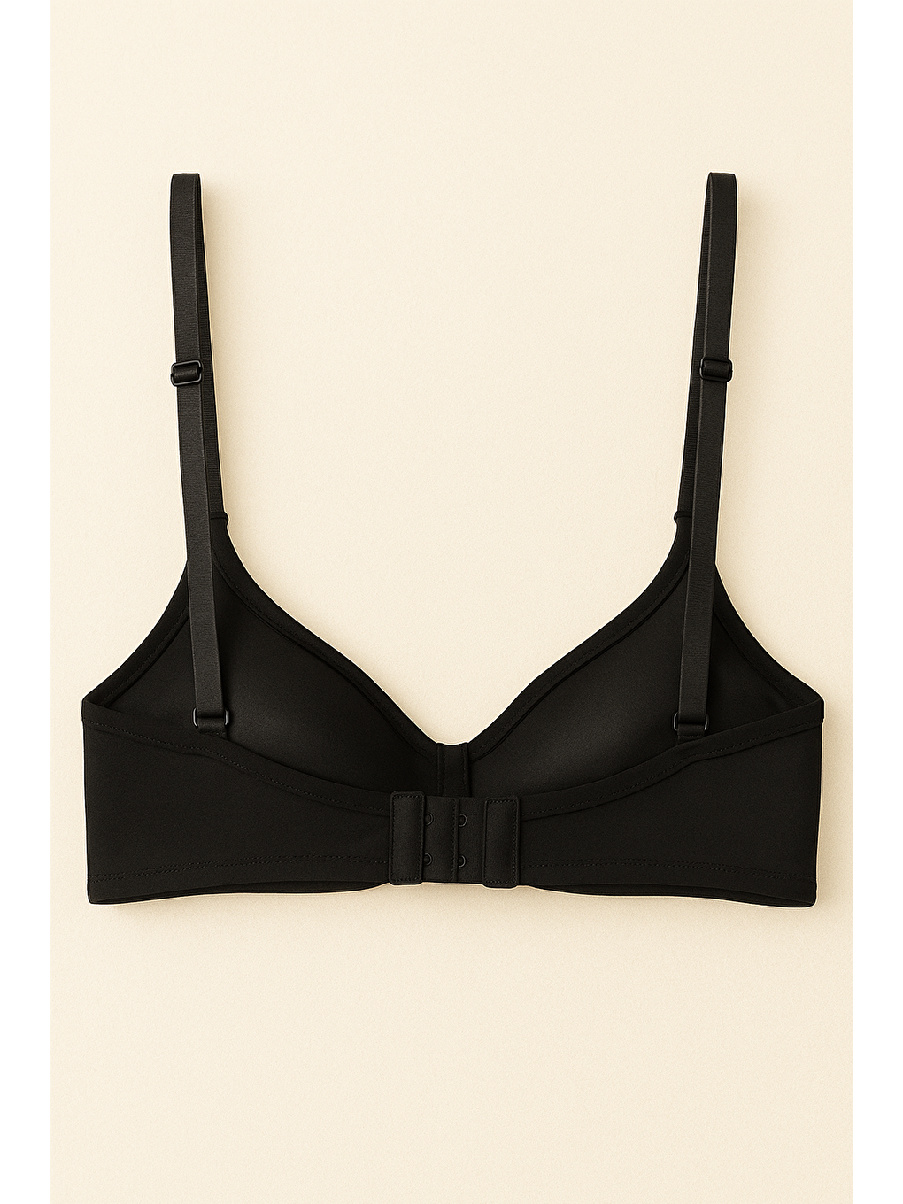 Desteksiz Mikro Balenli Sütyen Siyah | 9405-1