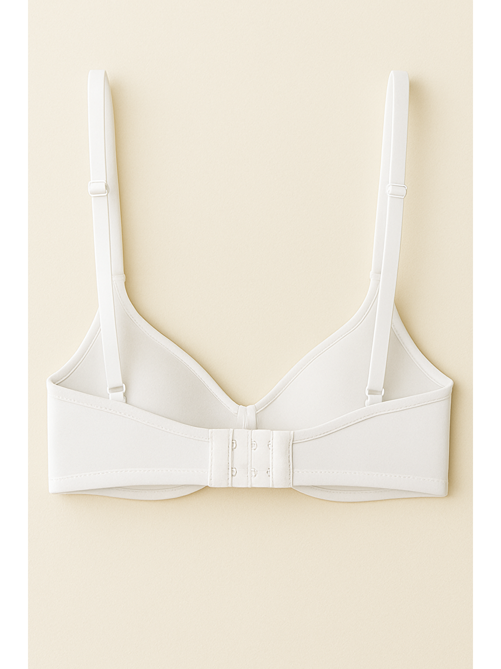 Desteksiz Mikro Balenli Sütyen | Beyaz 9405-1