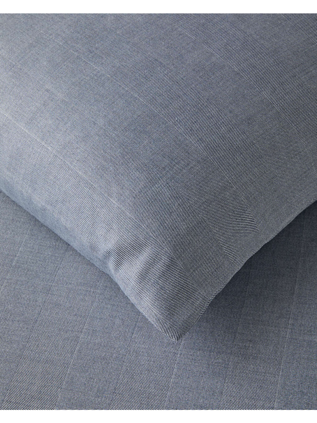 Twiluxe İpliği Boyalı Çift Kişilik Nevresim Takımı 200x220 cm Lacivert-3