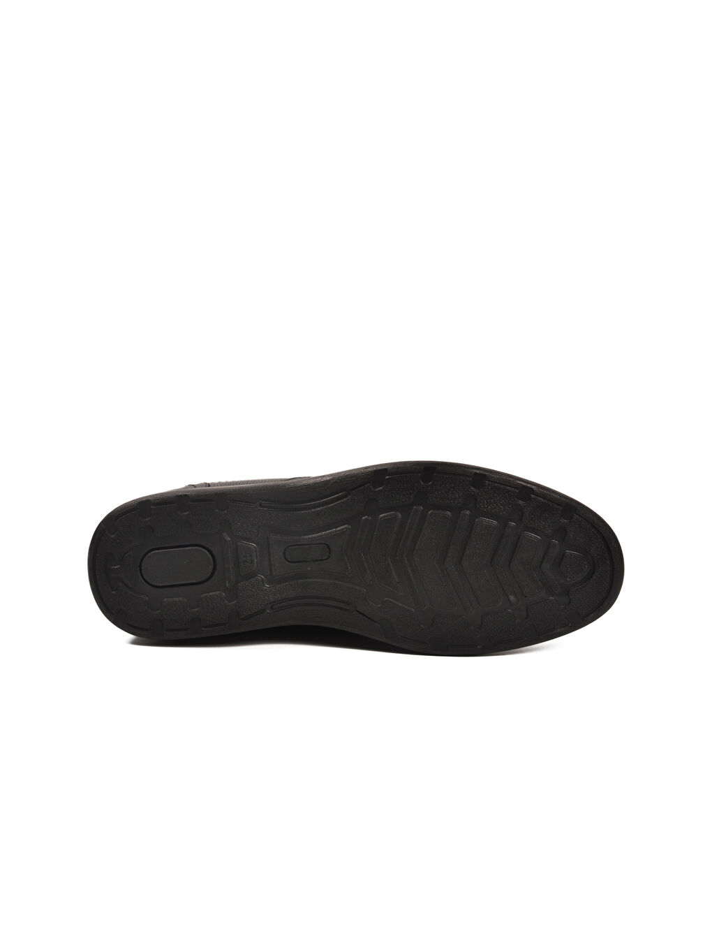 Siyah Kırışık Hakiki Deri Erkek Casual Ayakkabı DSN 2038 M-4