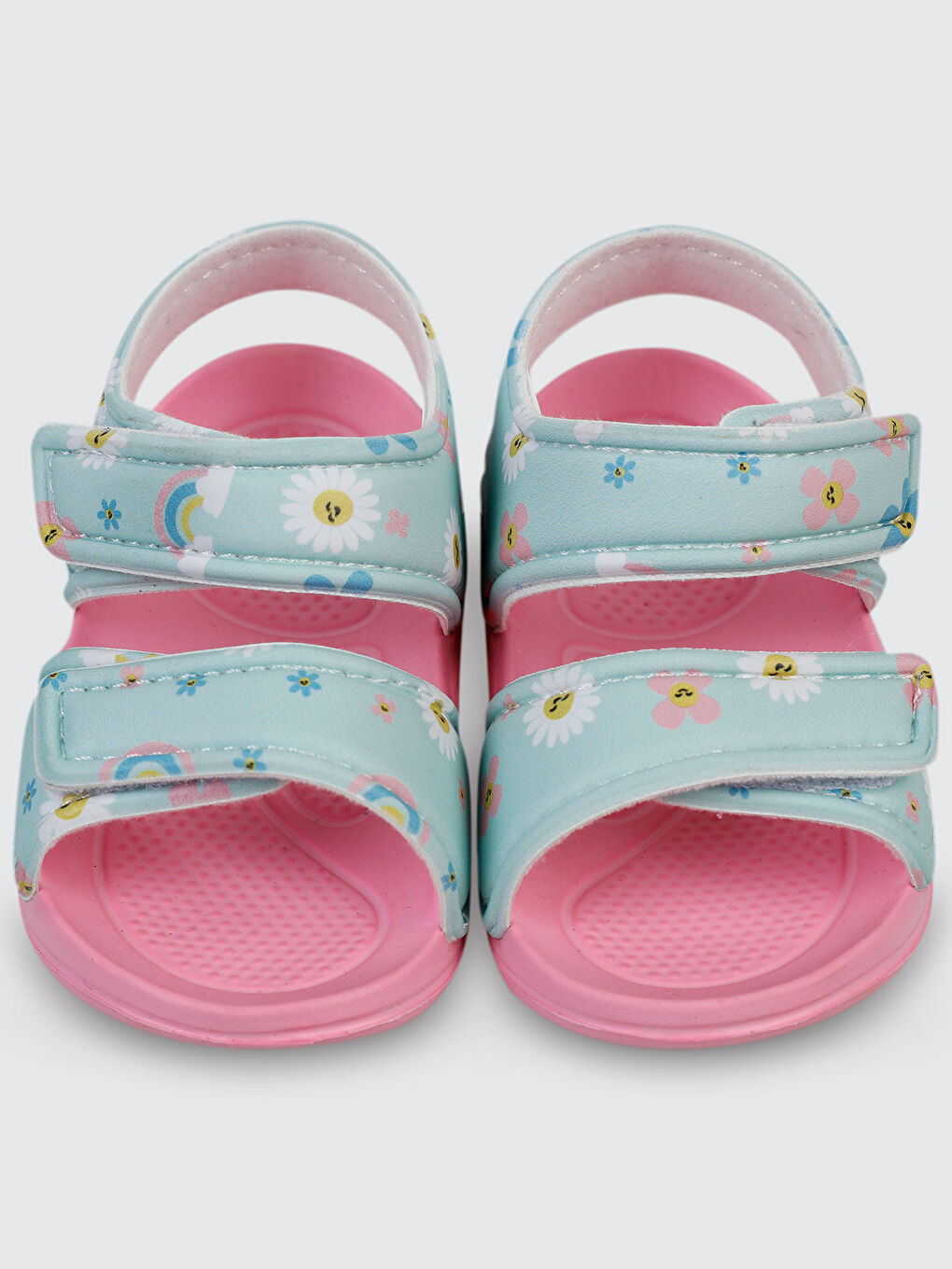 Yeşil Girls Kız Çocuk Sandalet 21-25 Numara Mint-1