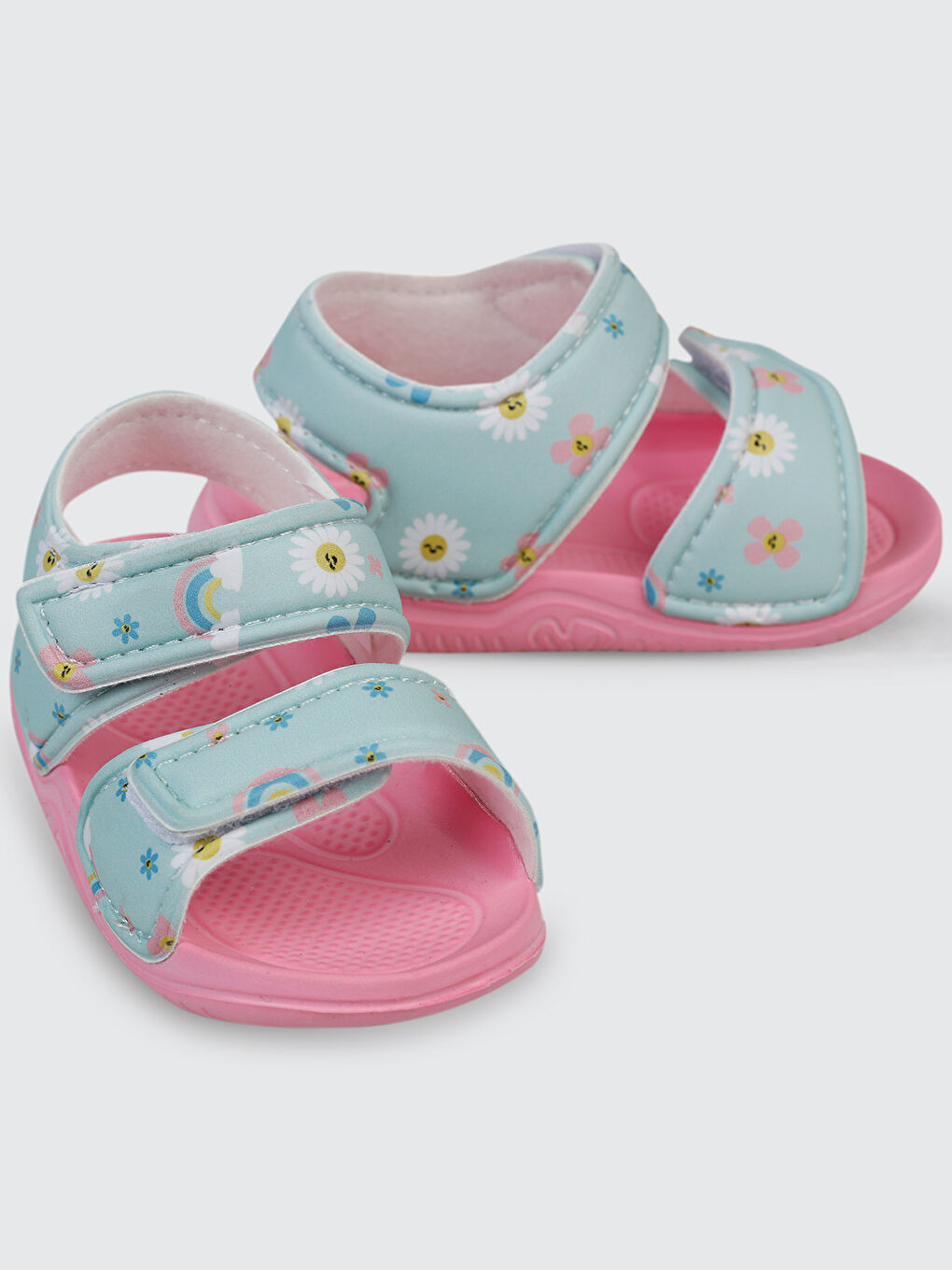 Yeşil Girls Kız Çocuk Sandalet 21-25 Numara Mint-2