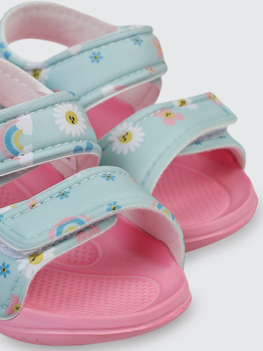 Yeşil Girls Kız Çocuk Sandalet 21-25 Numara Mint-3