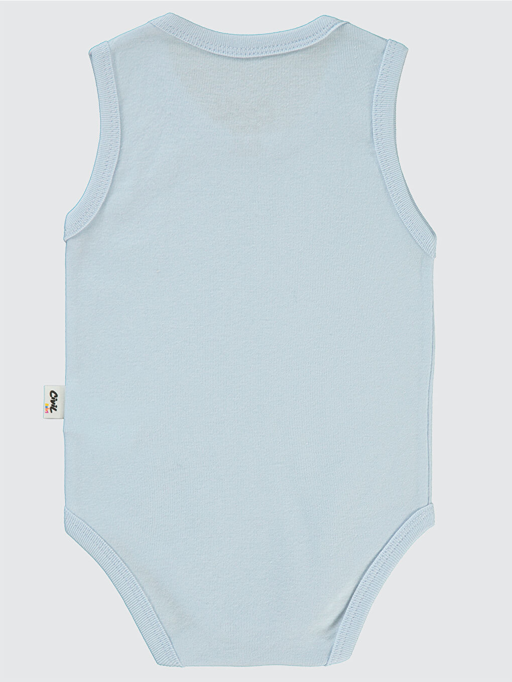 Civil Baby Bebek Çıtçıtlı Badi 3-9 Ay Mavi - 1