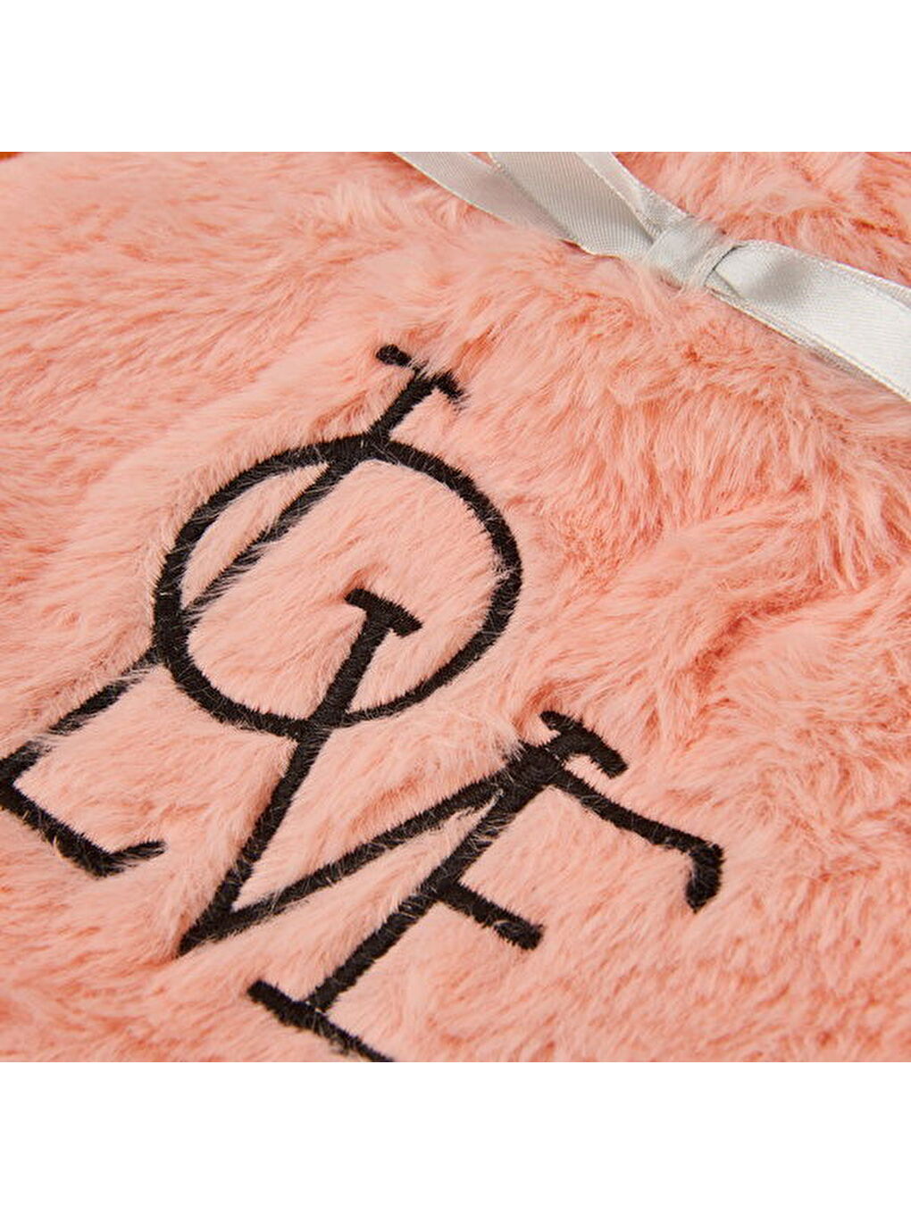 Kalpli Pelüş Sıcak Su Torbası - Pembe - 600 ml-2