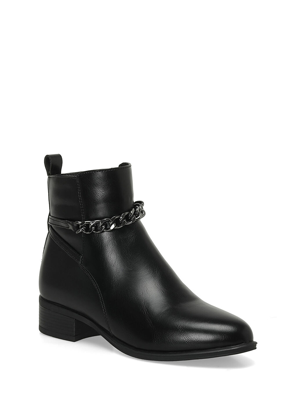 320163.Z 4PR Siyah Kadın Düz Bot-1