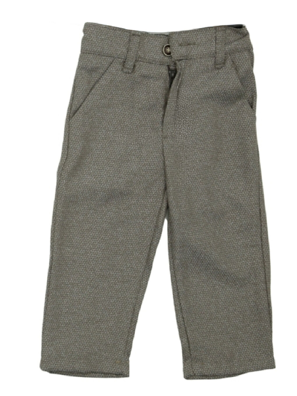 Kahverengi Erkek Bebek 4'lü Takım Set (Pantolon+Gömlek+Yelek+Papyon) 12389-3