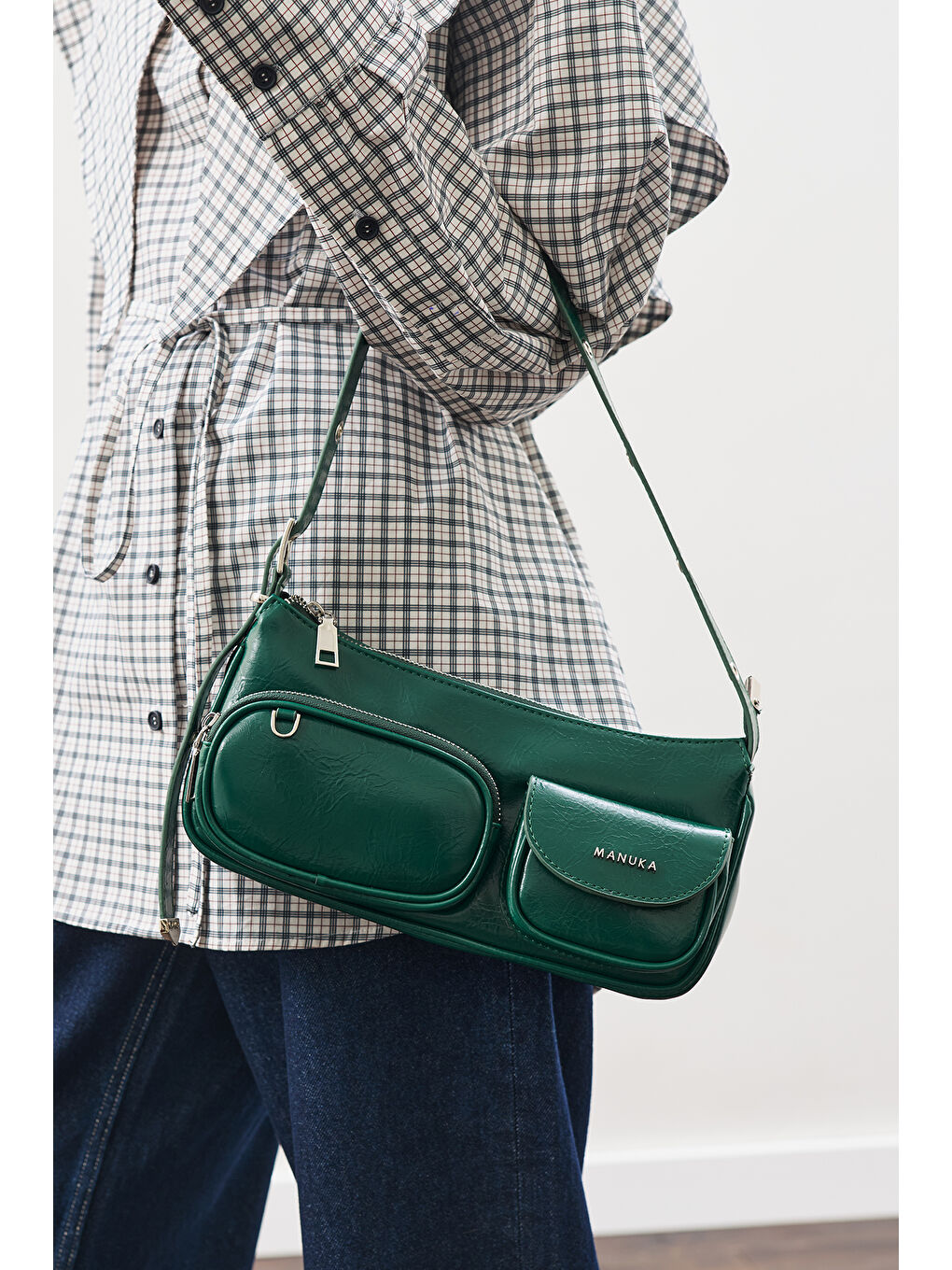 Camılla Cepli Çanta Yeşil-1