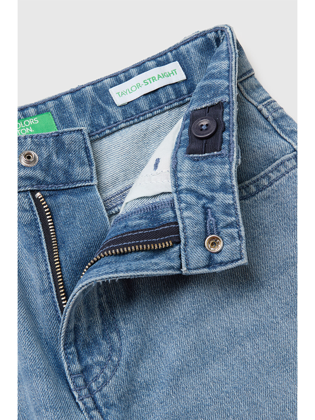 Mavi Kız Çocuk Açık Denim Düz Paça Denim Pantolon-2