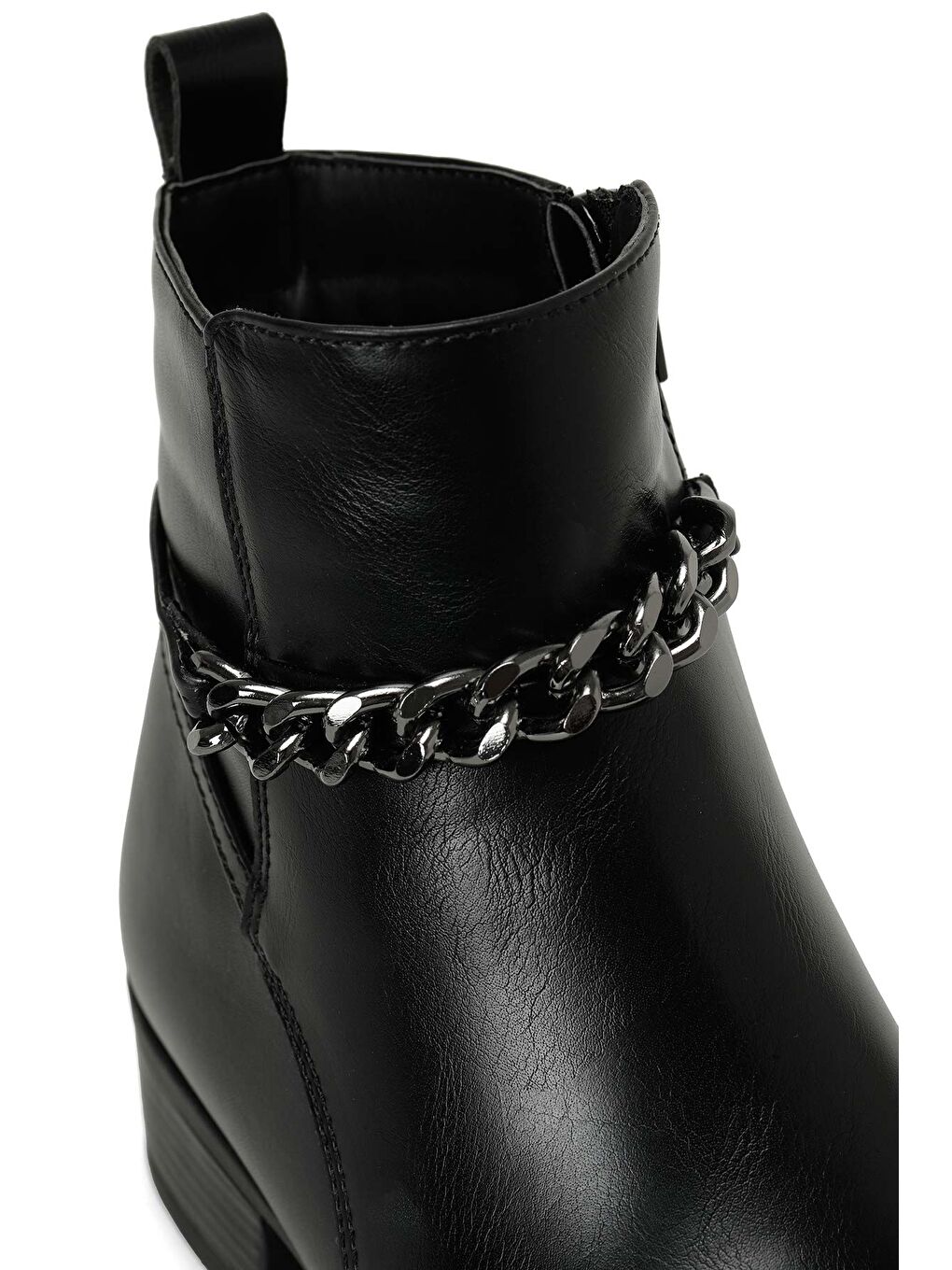 320163.Z 4PR Siyah Kadın Düz Bot-6