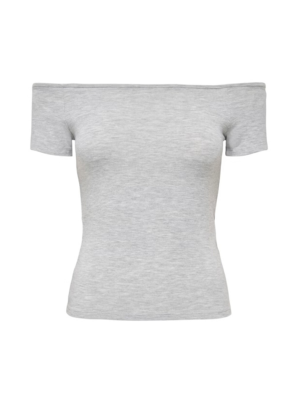 Gri Onlluca Regular Fit Madonna Yaka T Shirt 15369909-5