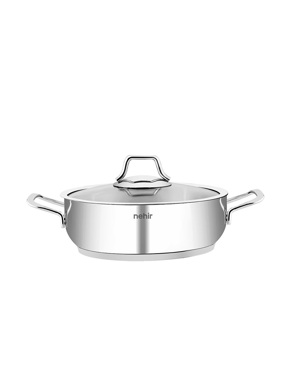 Gri Alven 8 Parça Derin Paslanmaz Çelik Tencere Seti-1