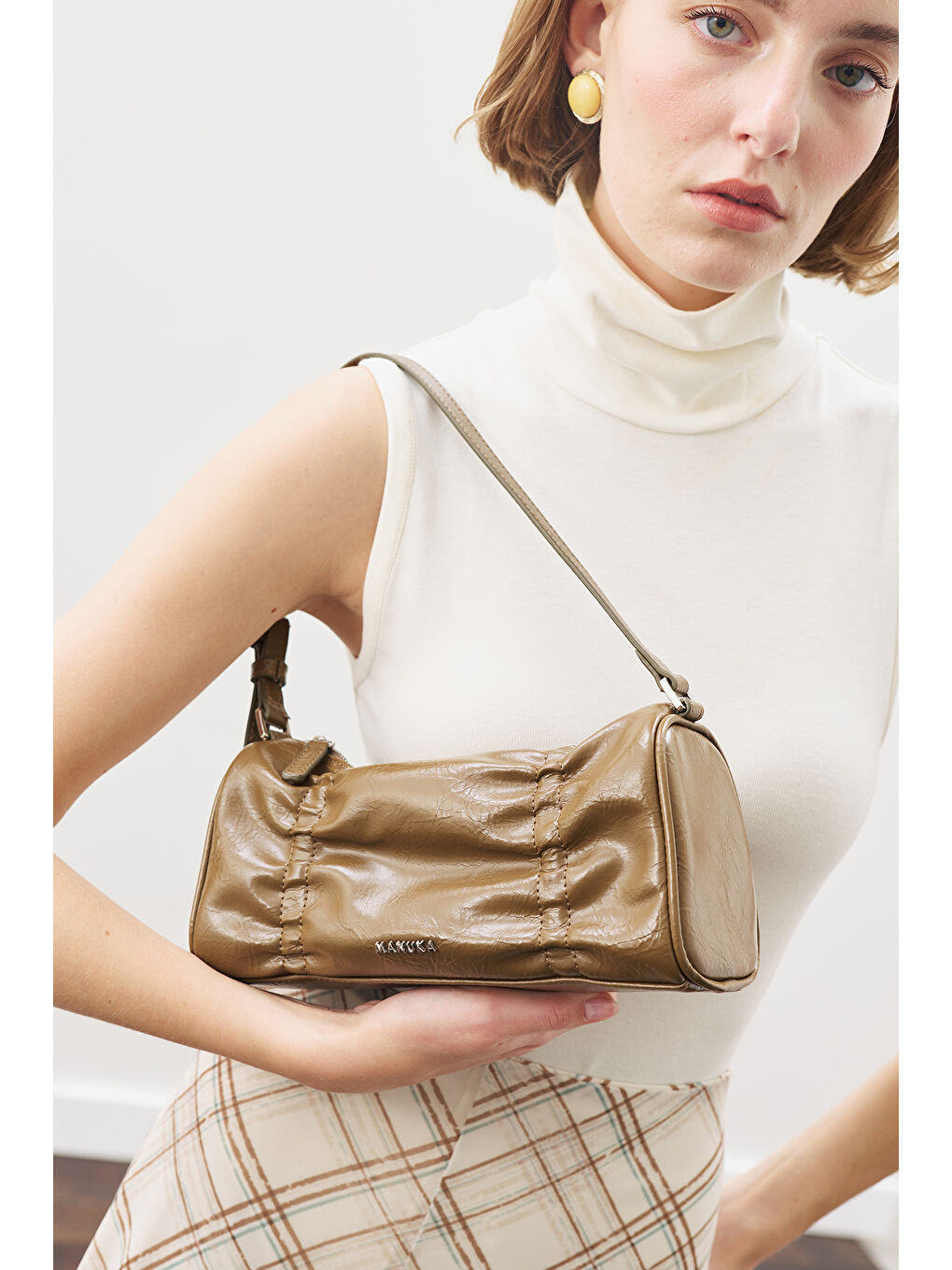 Moıra Mını Çanta Yeşil-1