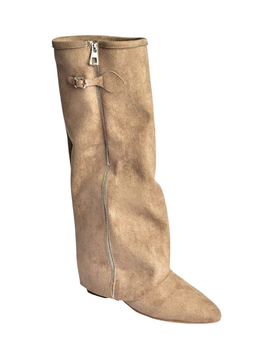 Bej Vizon Kadın Çizme V380526402-5