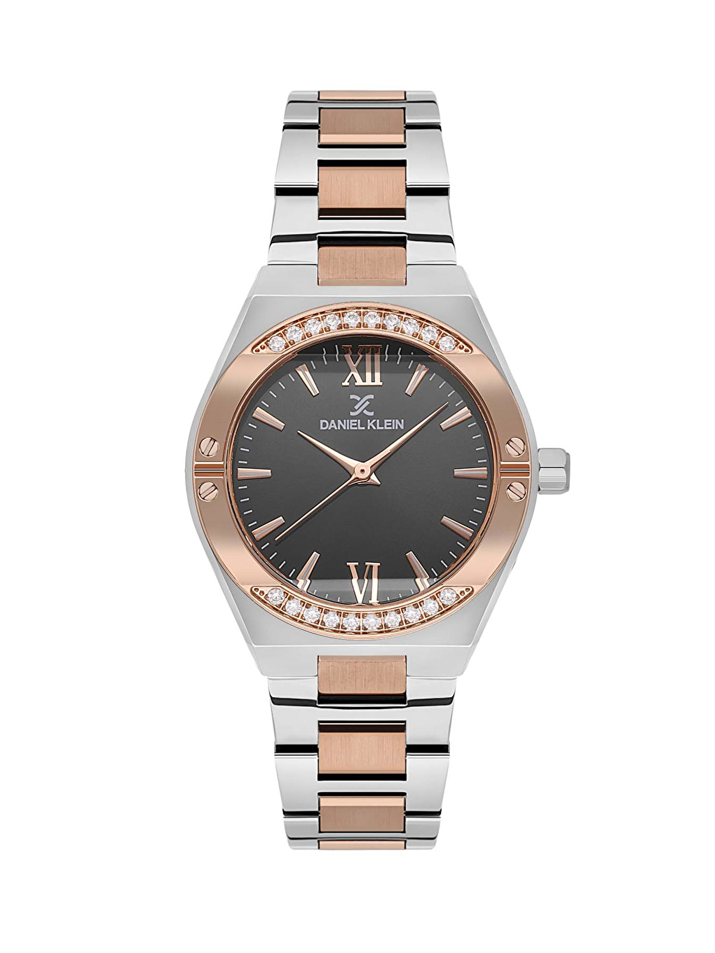 Gri DK.1.13783-6 Premium Kadın Kol Saati