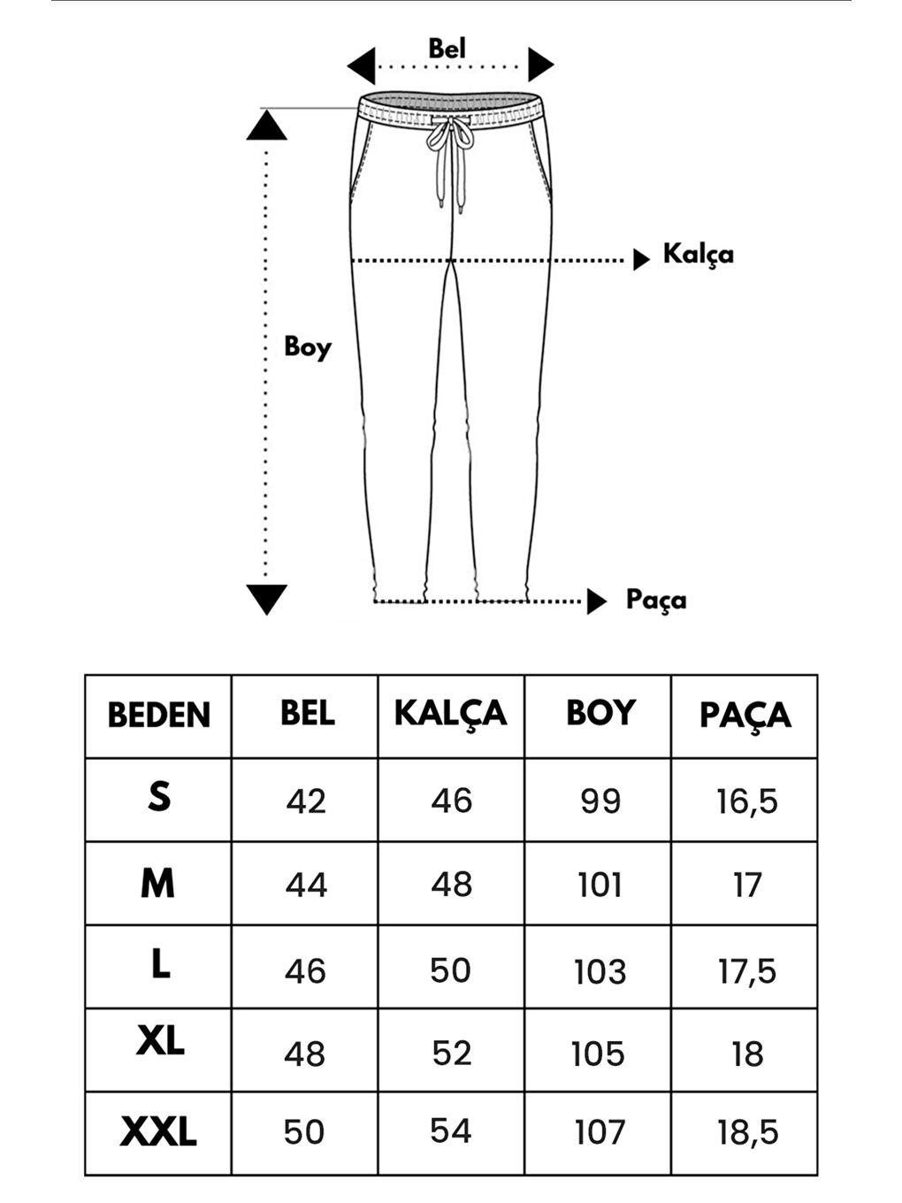 Siyah Bel Lastikli Keten Erkek Pantolon PLDP-01K_0385-7