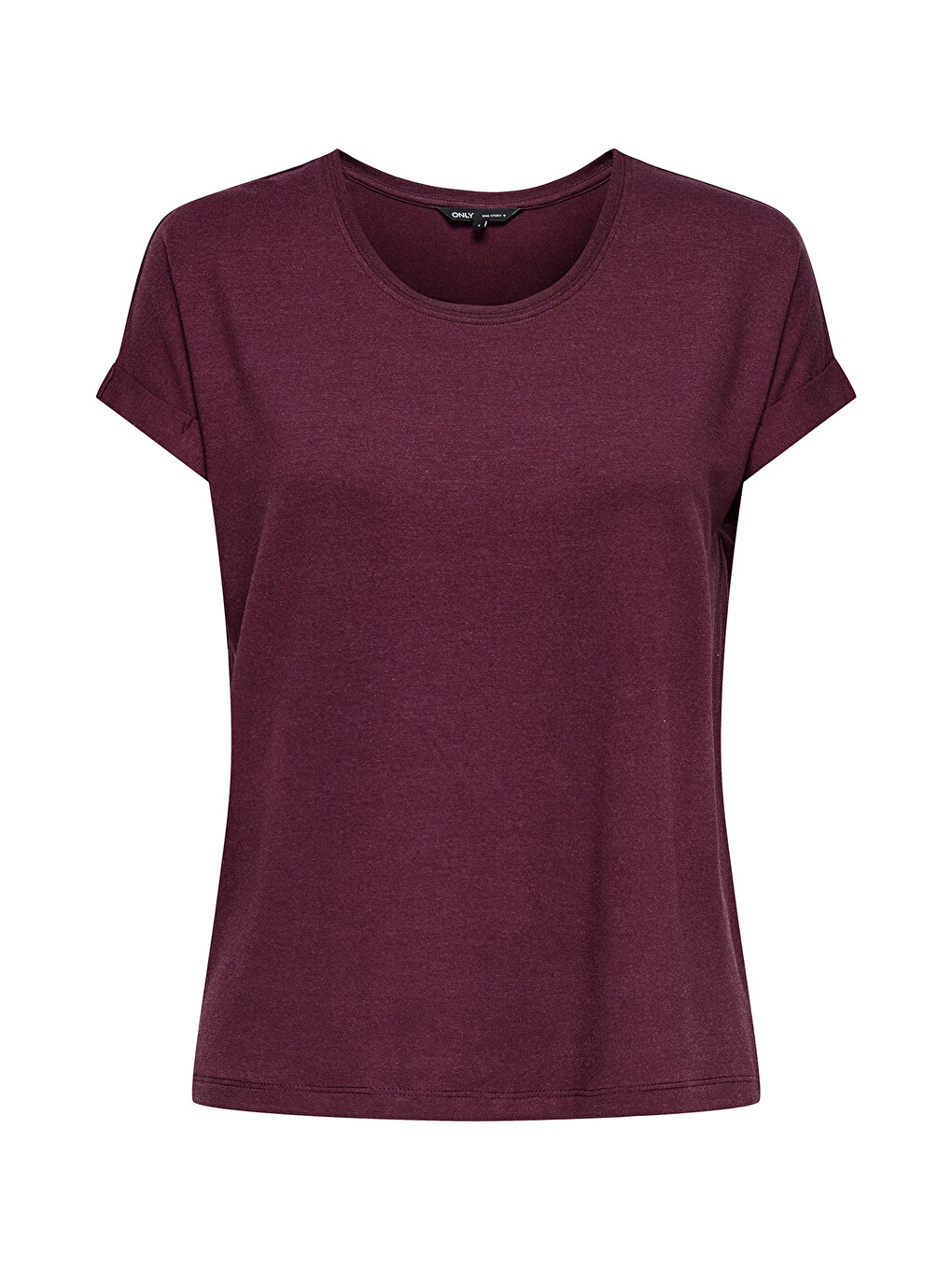 Kırmızı Regular Fit Bisiklet Yaka Onlmoster Kadın T Shirt 15106662-3