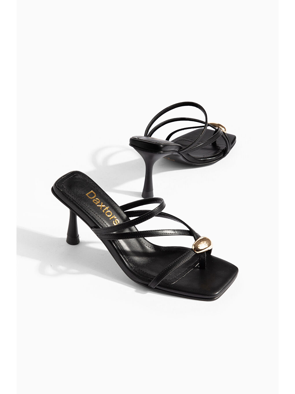 Siyah Zirva Günlük Ortopedik Klasik Topuklu  Kadın Ayakkabı-1