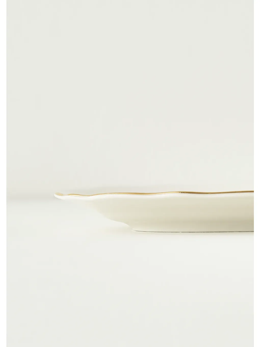 Sarı Victoria Porselen Sunum Tabağı Gold (25 cm)-5