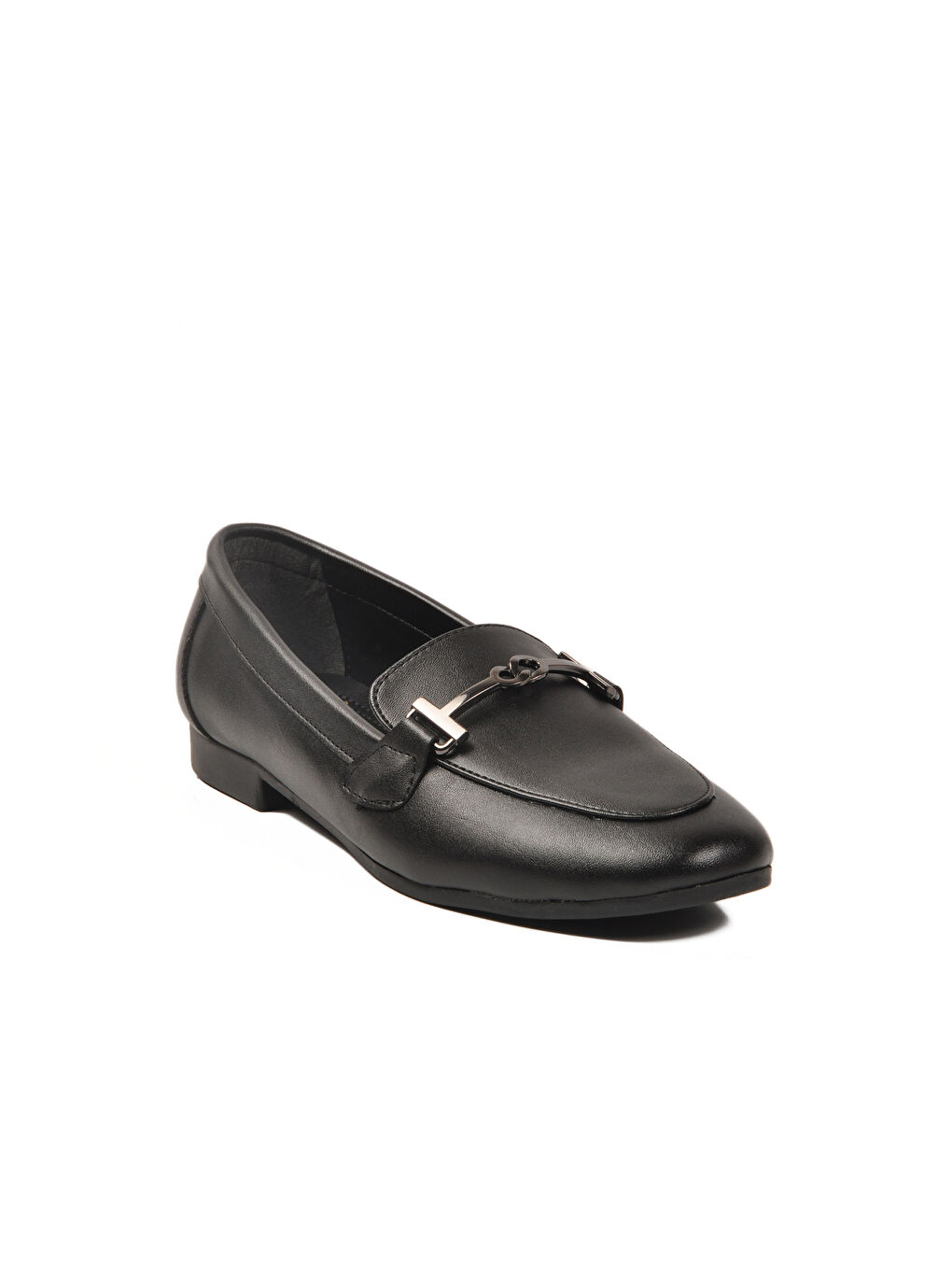 Siyah Cilt Hafif Esnek Kadın Casual Ayakkabı 572433 Z-3