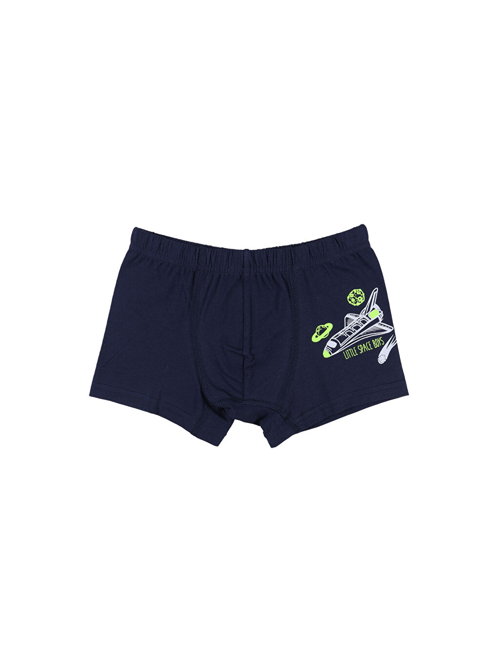 Lacivert Erkek Çocuk Pamuklu 5'li Baskılı Boxer-5