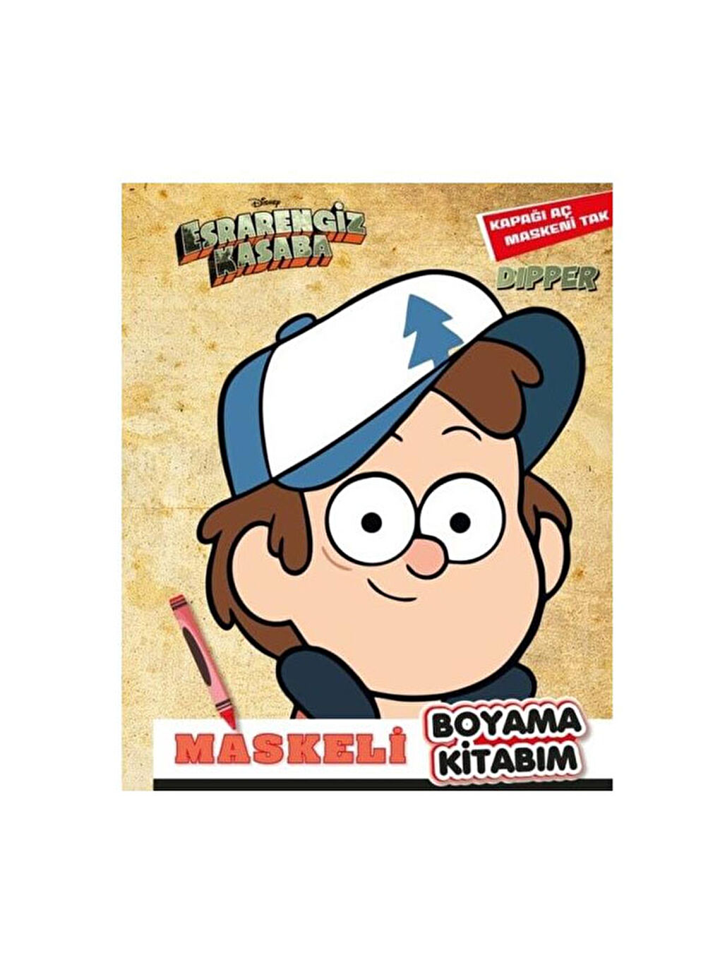 Esrarengiz Kasaba Maskeli Boyama Kitabı Dıpper