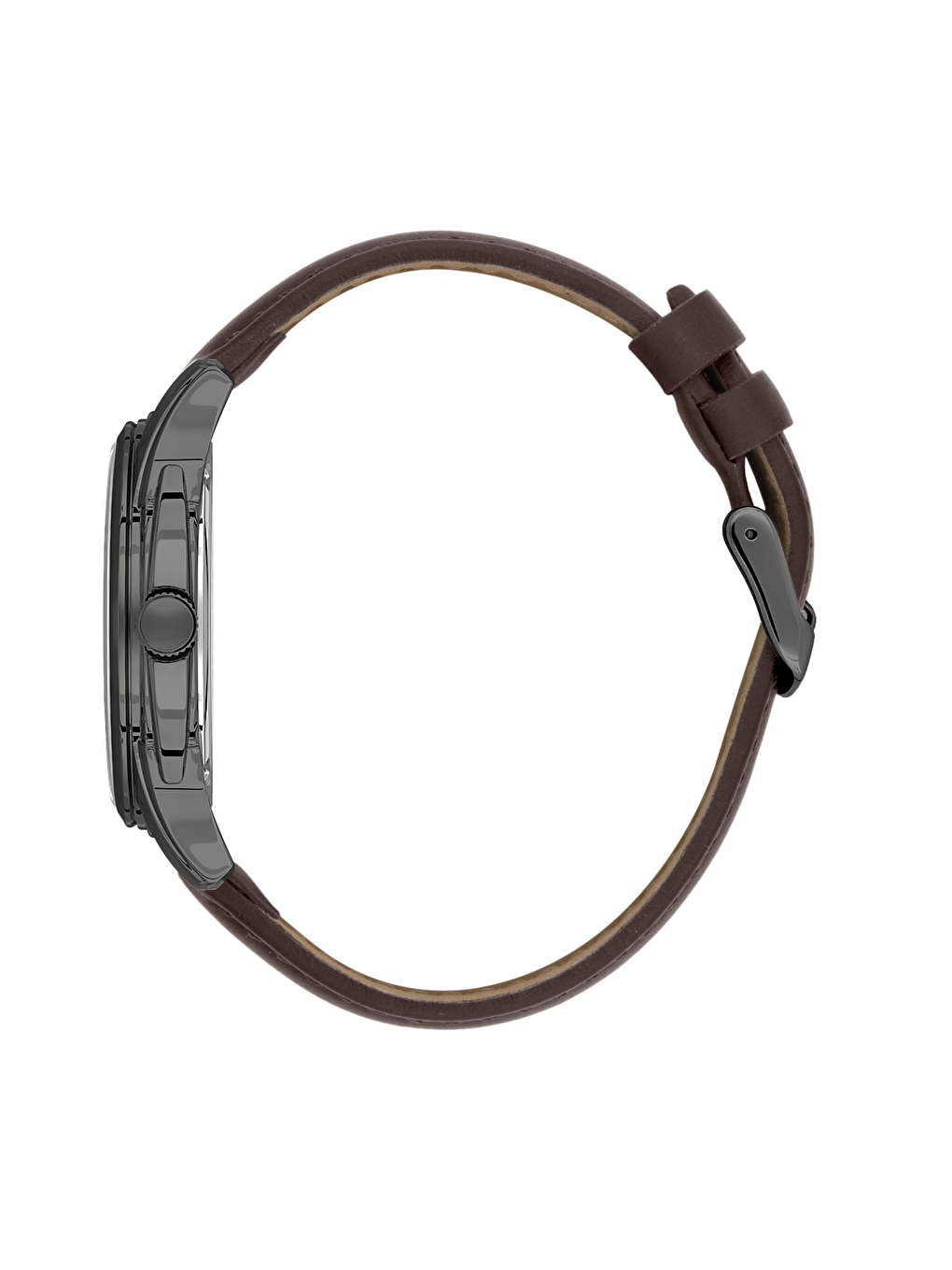 Kahverengi DK.1.13863-5 Steely Erkek Kol Saati-1