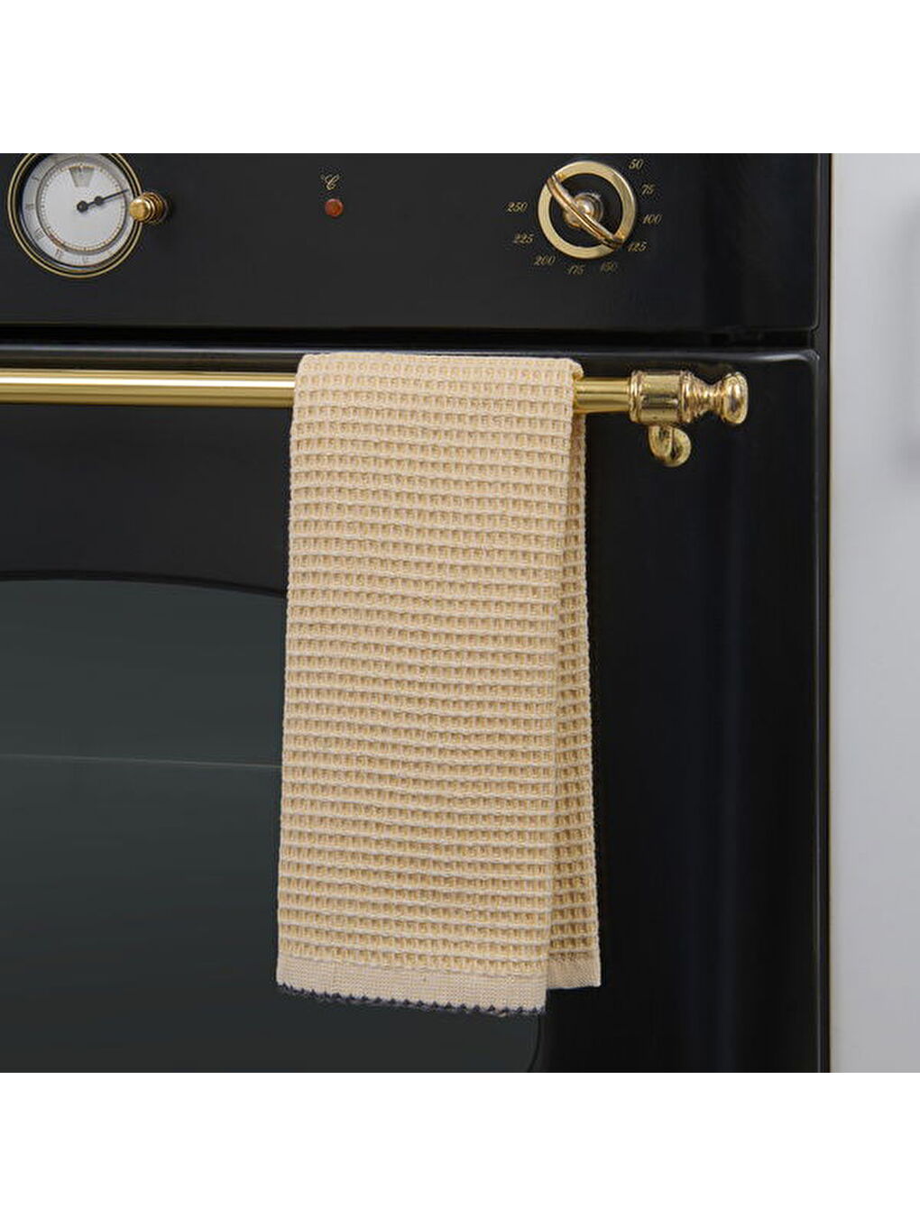 Soft Waffle Mutfak Havlusu - Sarı - 30x50 cm-2