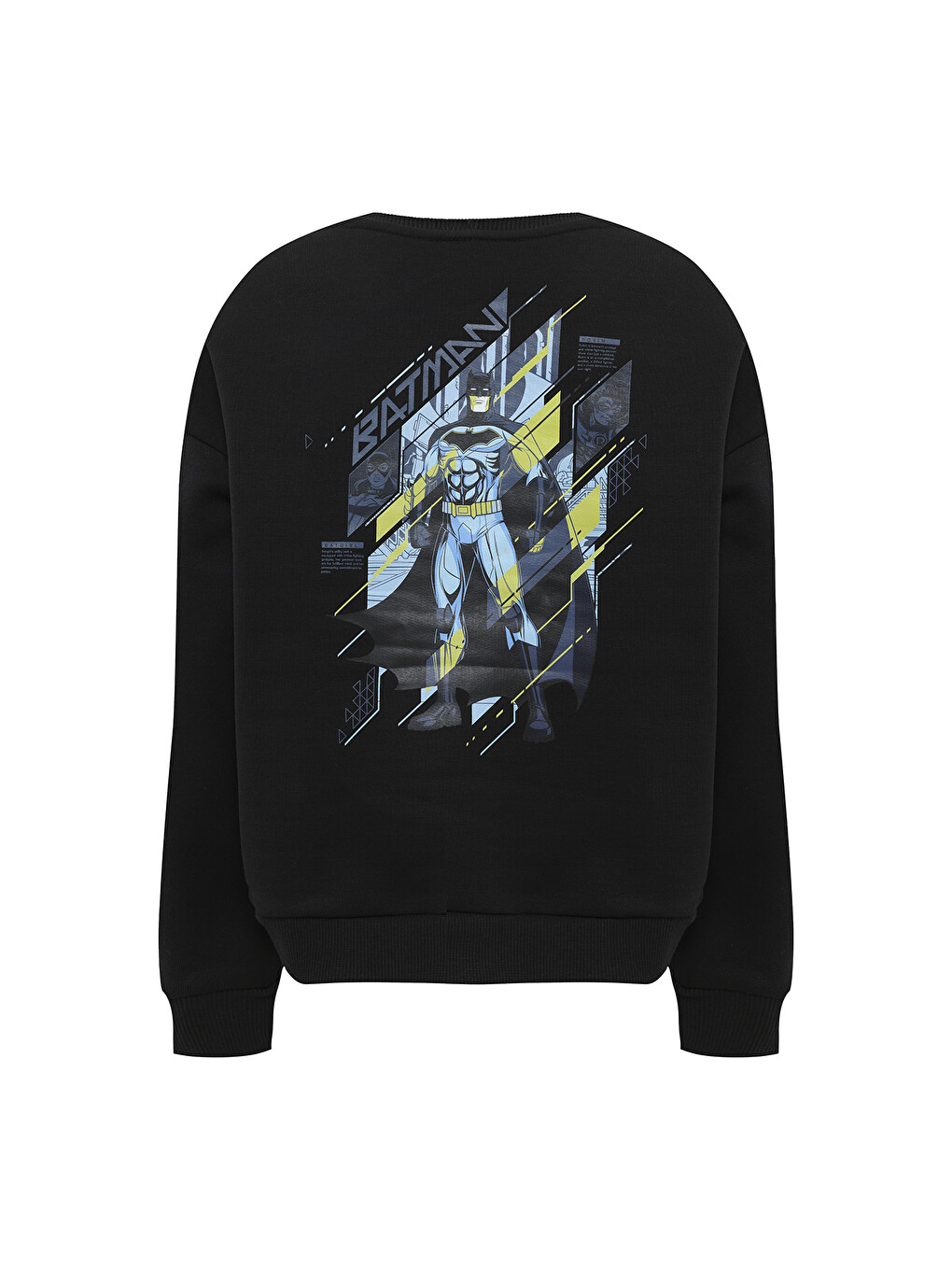 Kl Batman 16gfb322 3pr Siyah Erkek Çocuk Sweatshirt-1
