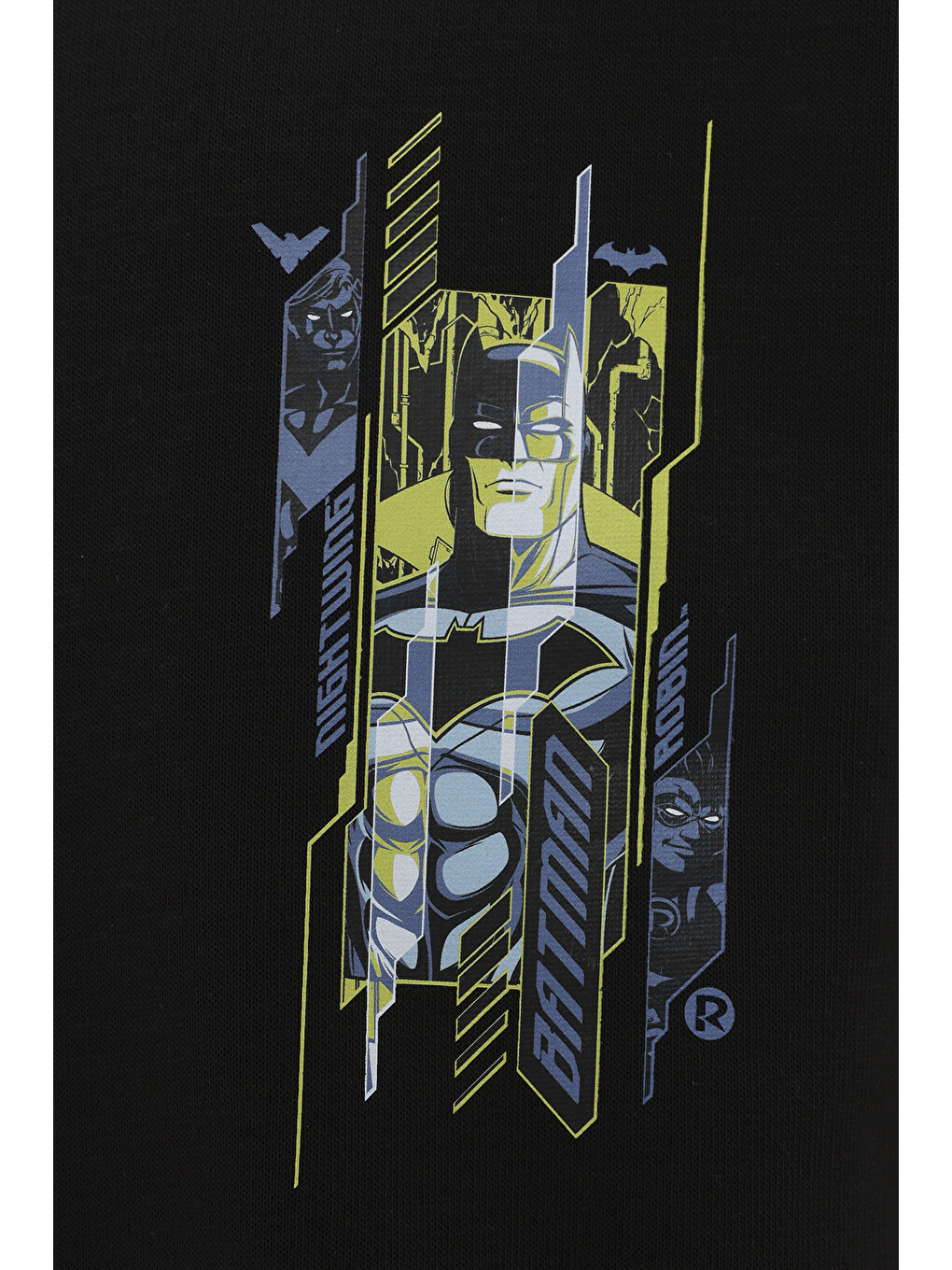 Kl Batman 16gfb322 3pr Siyah Erkek Çocuk Sweatshirt-2