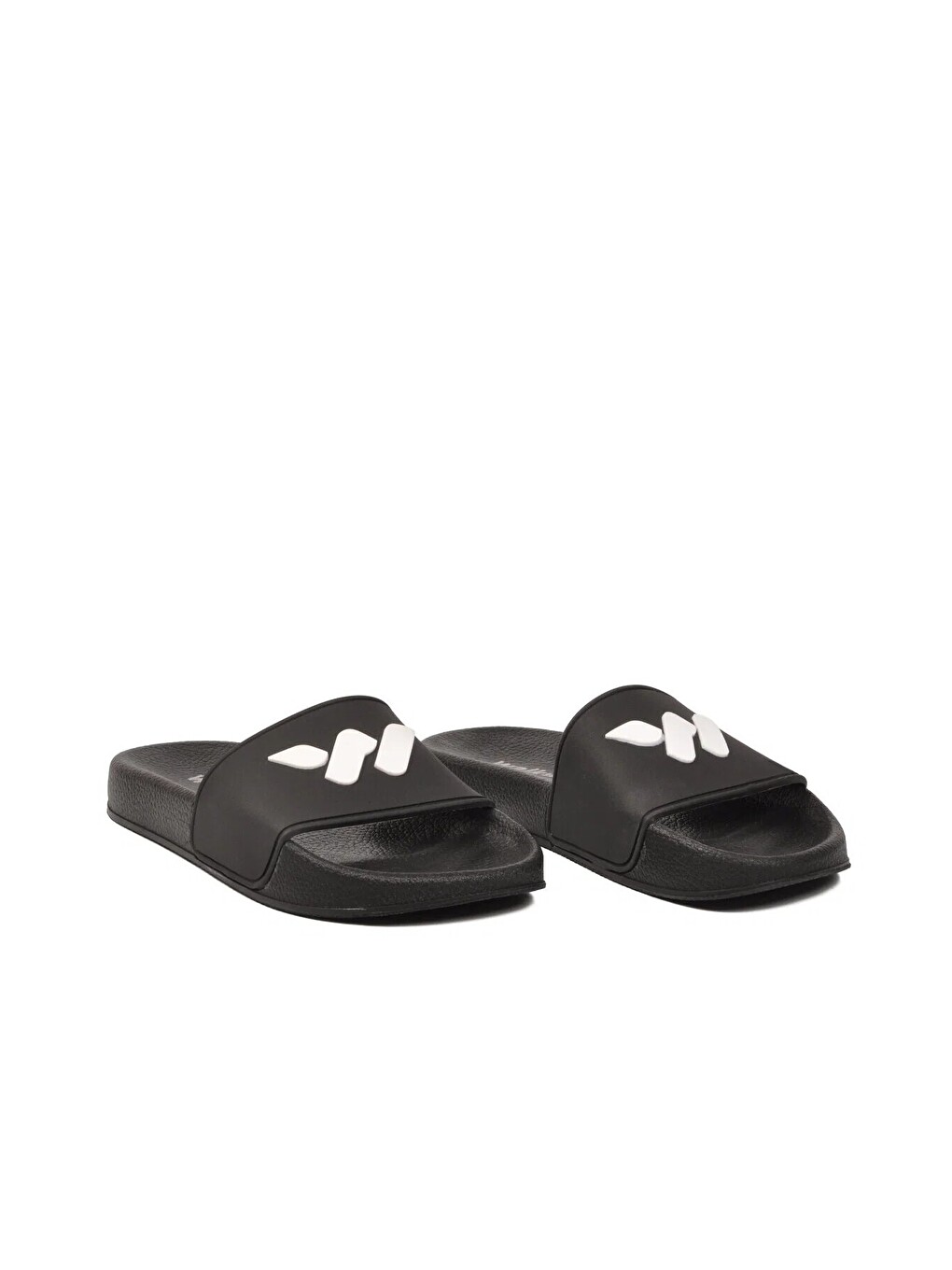Siyah-Beyaz Hafif Esnek Unisex Terlik 8000-02 G-1