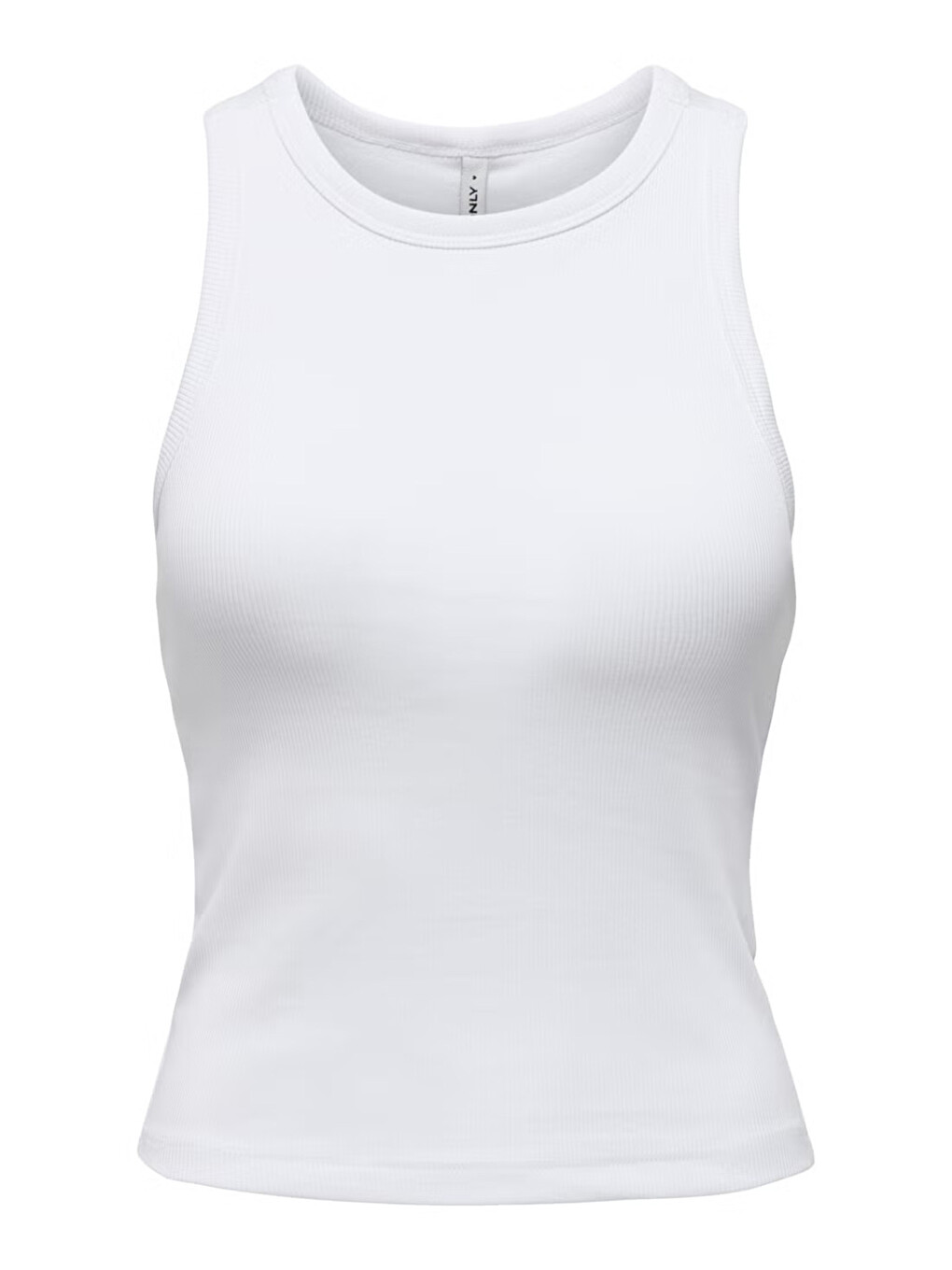 Beyaz Onlval Pamuklu Slim Fit Sıfır Yaka Fitilli Atlet 15381855-4