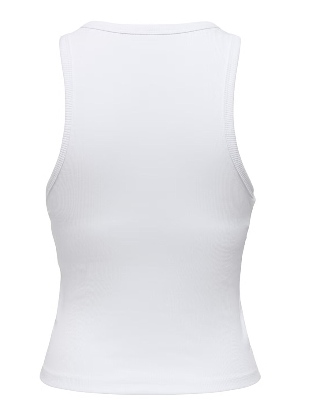 Beyaz Onlval Pamuklu Slim Fit Sıfır Yaka Fitilli Atlet 15381855-5