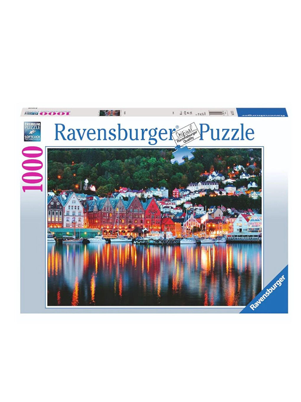 Ravensburger Mavi-Beyaz Puzzle 1000 Parça Bergen 197156