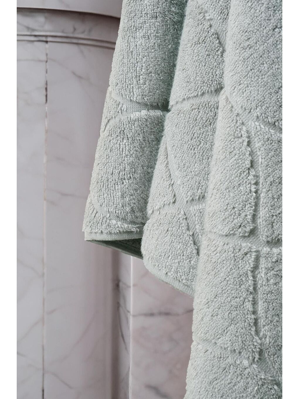 Yeşil Voli Micro Pamuk Banyo Havlusu 70x140 cm-1