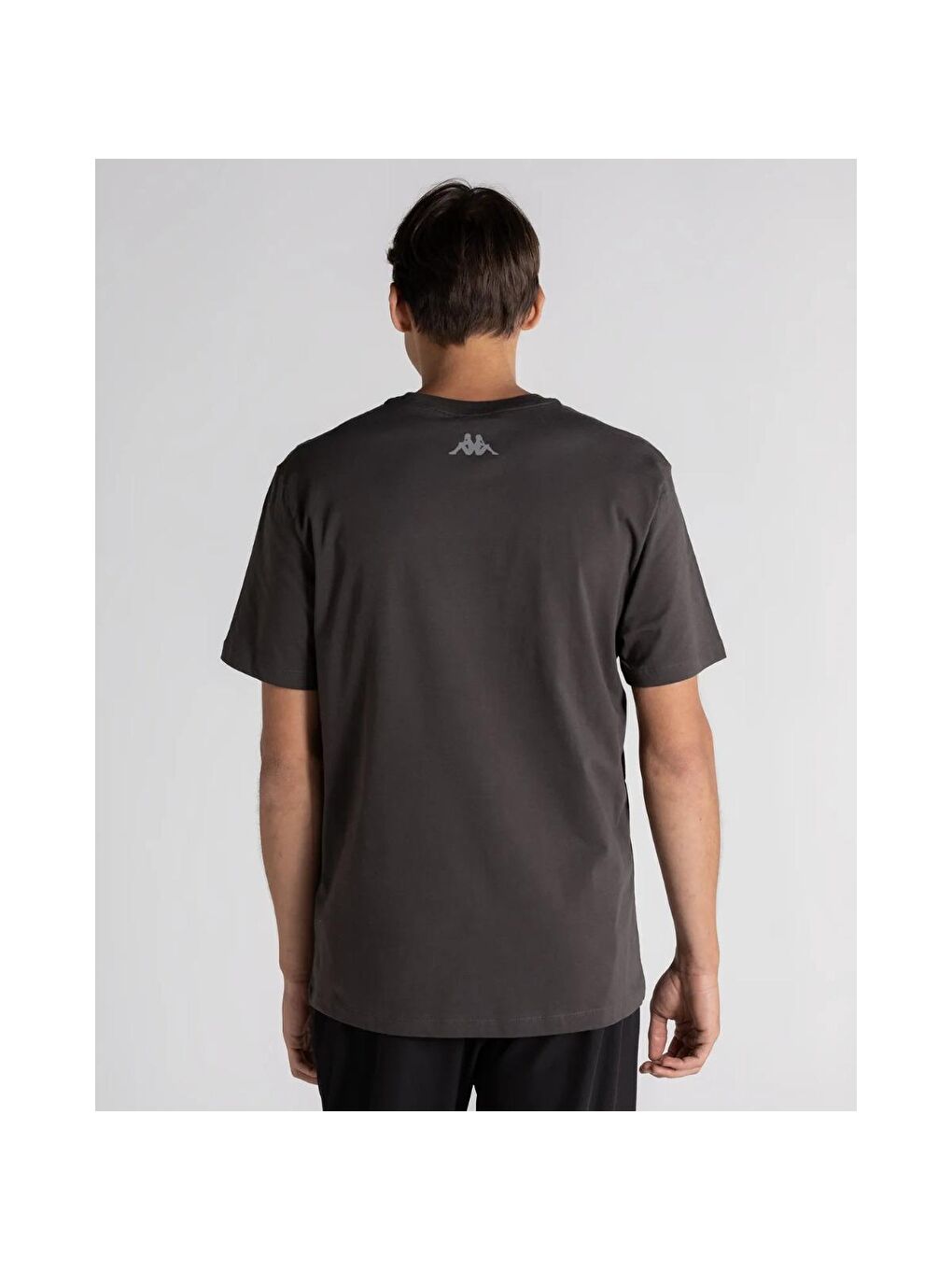 Nigraph Erkek Gri Bisiklet Yaka Tişört-3