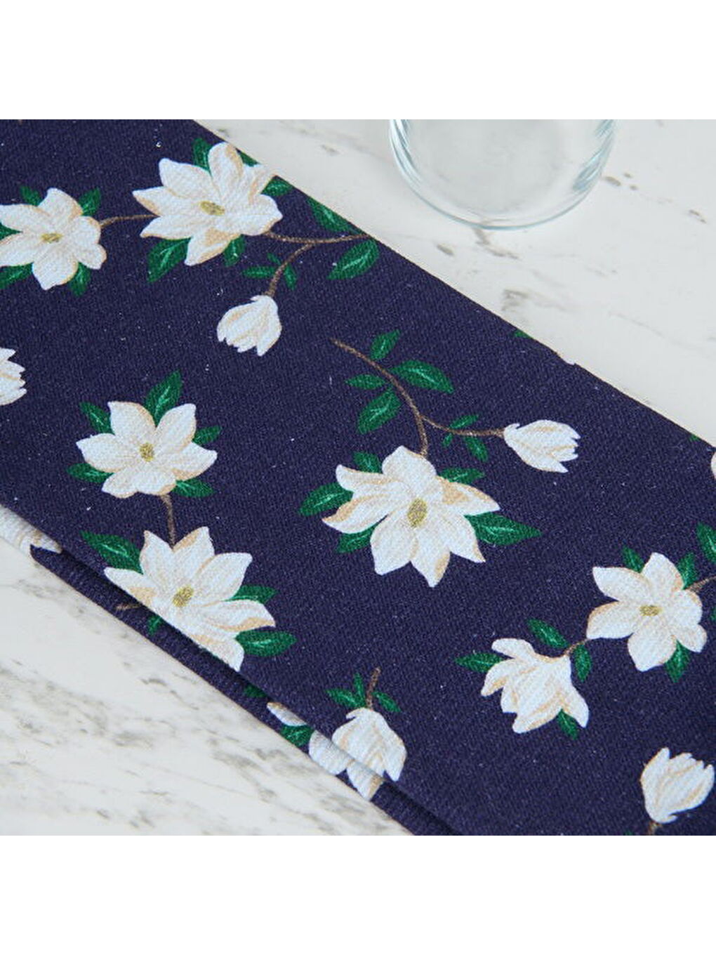 Soft Daisy Mutfak Havlusu - Lacivert - 40x66 cm-2