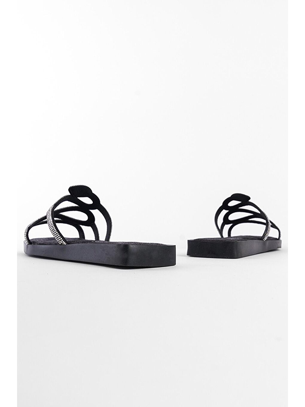 Siyah Taşlı Terlik-2