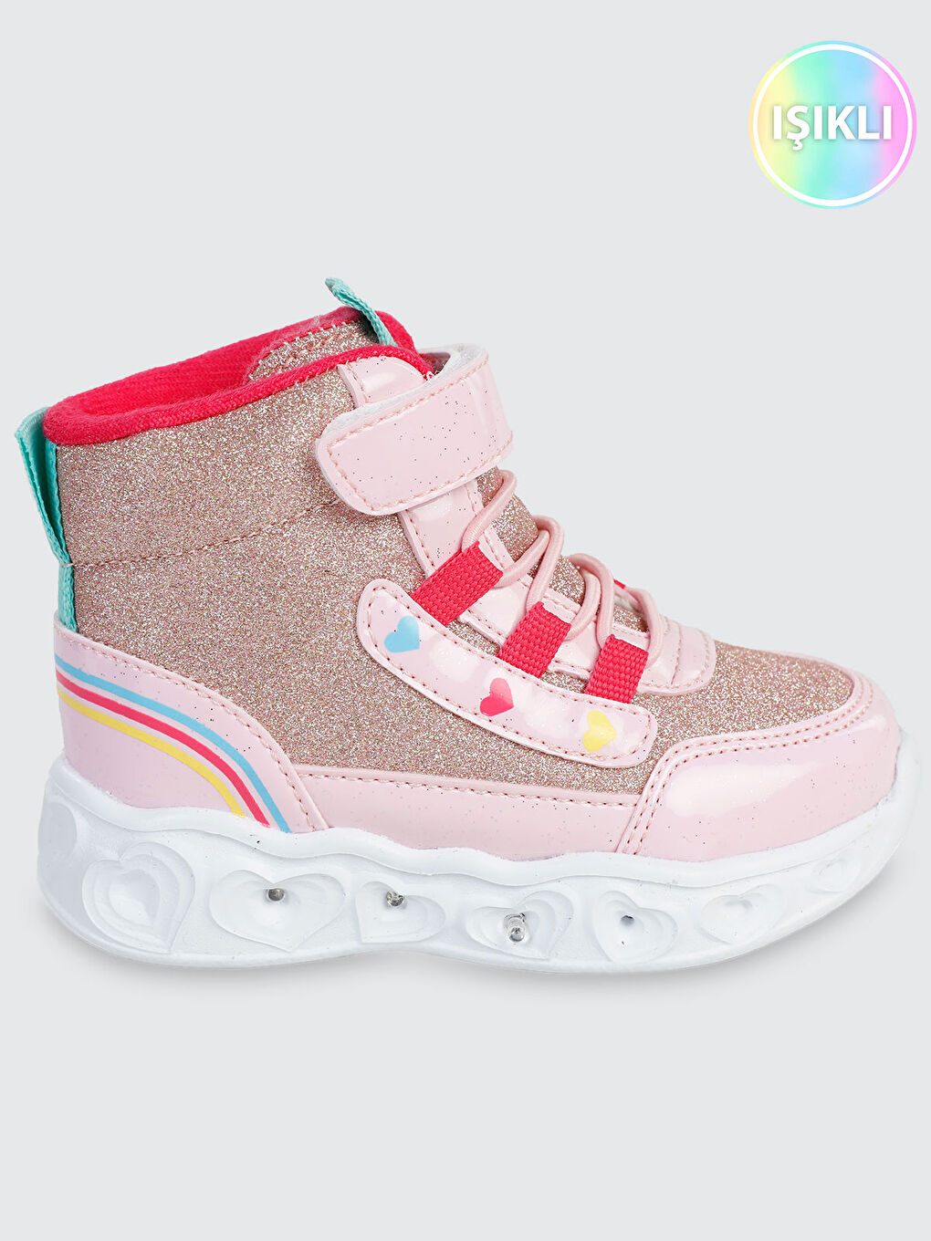 Pembe Boots Kids Kız Çocuk Bot 21-25 Numara Pudra