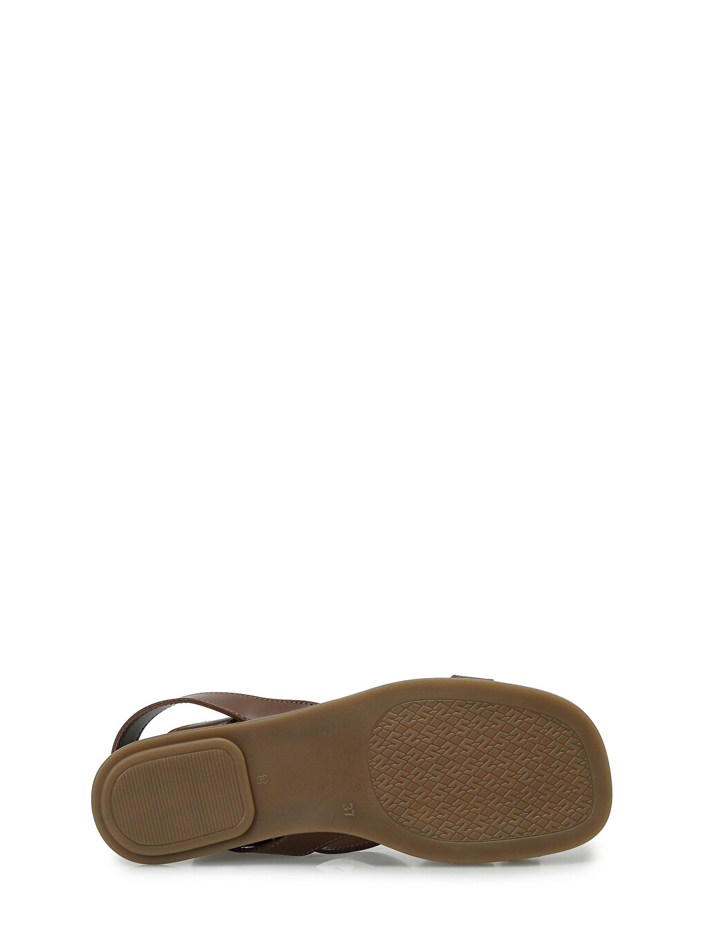 Kahverengi 26S-373 Taba Kadın Düz Sandalet-5