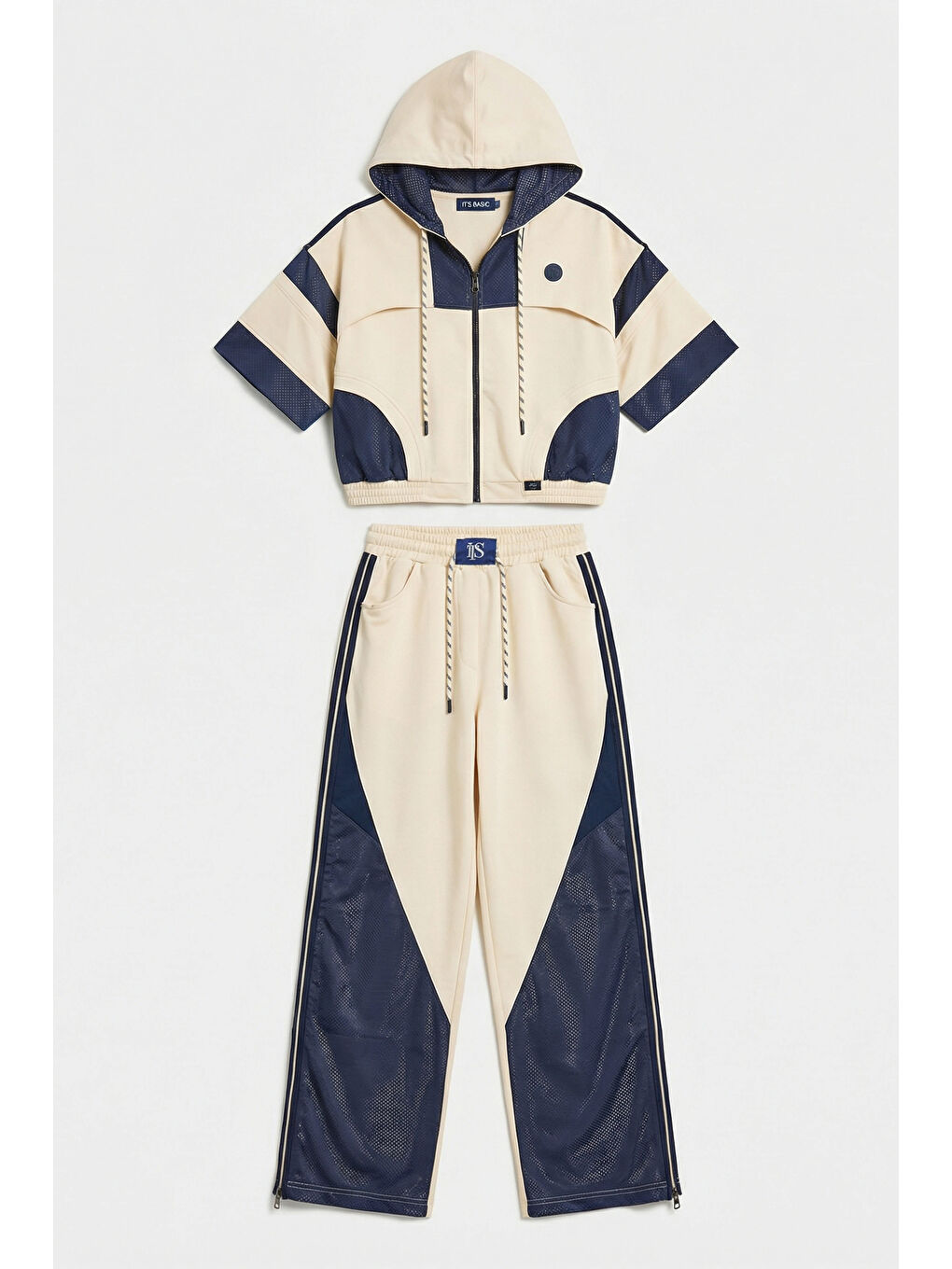 Kadın Laci Ekru s6-56 Alt Üst 2'li Tasarım Takım-1