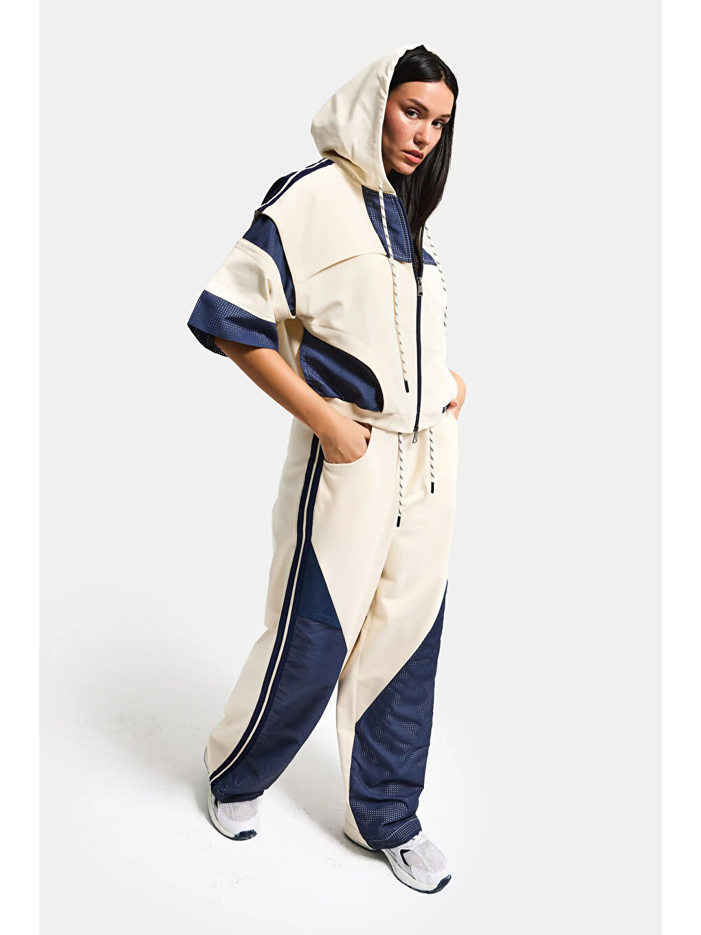 Kadın Laci Ekru s6-56 Alt Üst 2'li Tasarım Takım-2