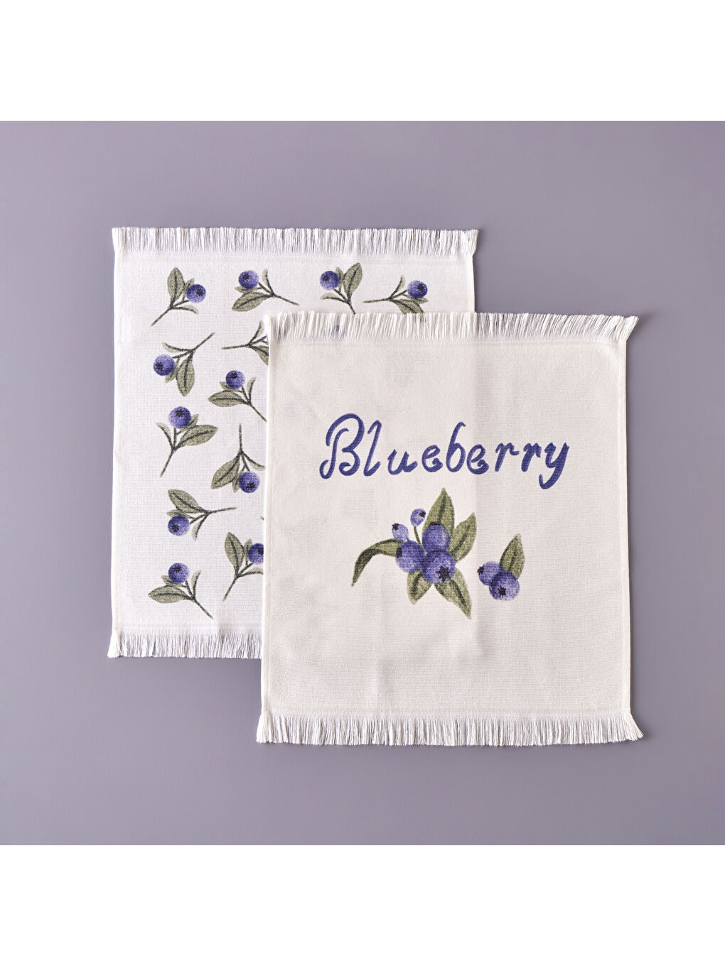 Bella Maison Karışık Blueberry Pamuklu Kurulama Bezi 2'li (40x50 cm)