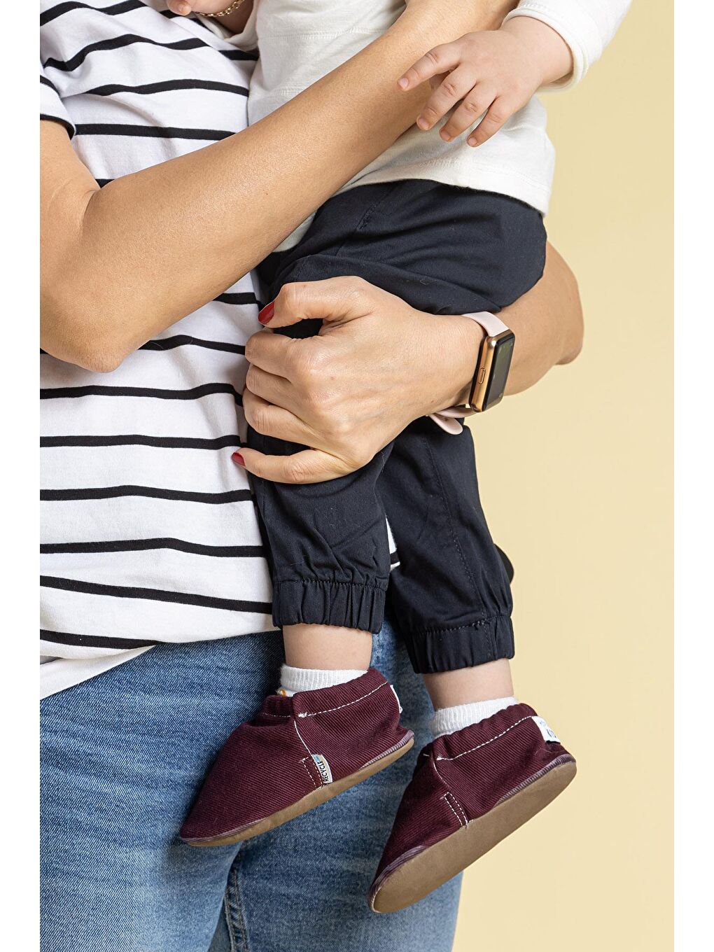 Recycled Canvas Hyper Eco Bordo Barefoot Patik (Hediye Seti)-4