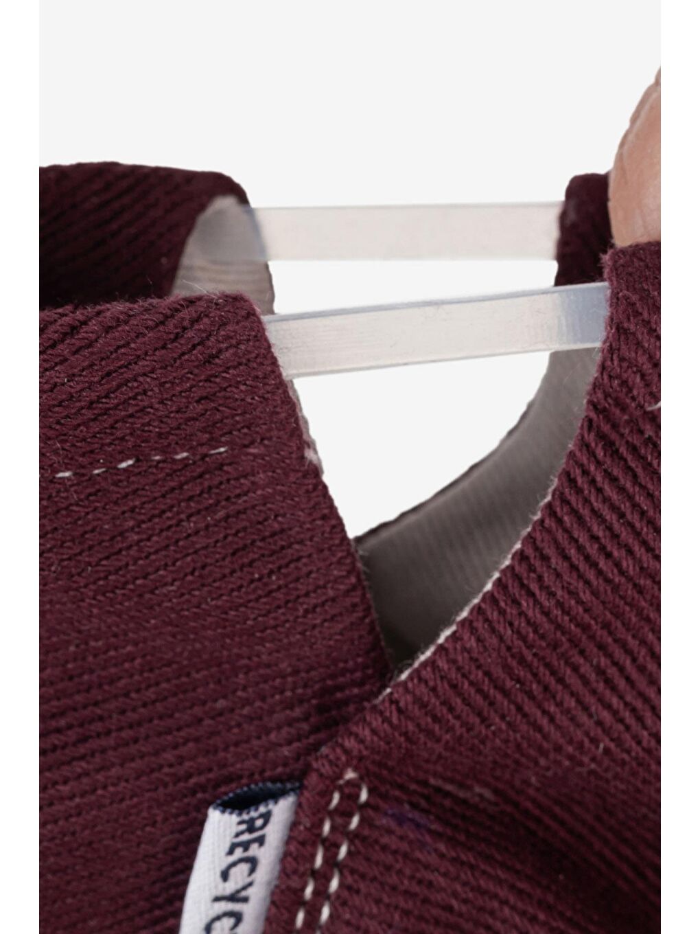 Recycled Canvas Hyper Eco Bordo Barefoot Patik (Hediye Seti)-6